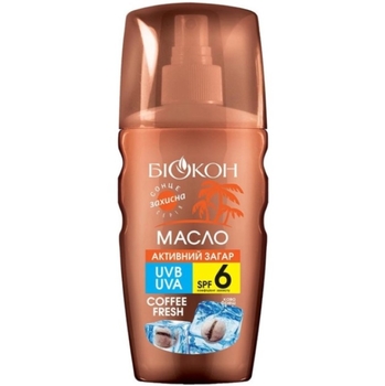 Масло Активный загар Биокон Кофе фреш SPF-6 160 мл - Pampik