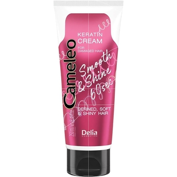 Крем кератиновый Delia Cosmetic Cameleo для поврежденных волос Smooth&Shine 250 мл - Pampik