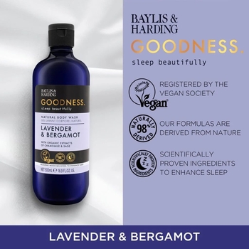 Гель для душу Baylis & Harding Goodness Sleep Lavender and Bergamot 500 мл - Pampik - 2