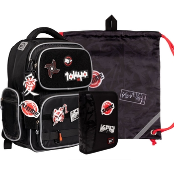 Рюкзак Yes S-101 Collection Samurai с пеналом и сумкой (559782) - Pampik