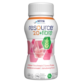 Ентеральне харчування Nestle Health Science Resource 2.0+Fibre зі смаком полуниці, 4 шт. по 200 мл - Pampik - 3