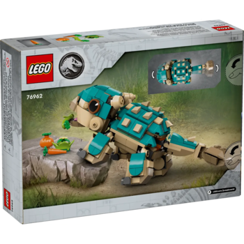 Конструктор LEGO Jurassic World Малюк Бампі Анкілозавр, 358 деталей (76962) - Pampik - 7