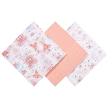 Пелюшки муслінові бавовняні BabyOno, рожевий, 70х70 см, 3 шт. (348/11) - Pampik - 2