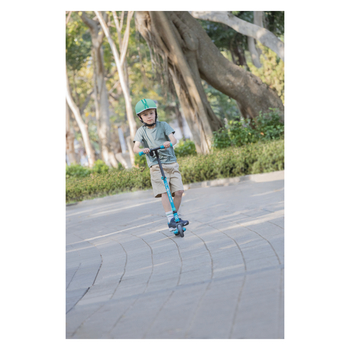 Електросамокат Globber E-Motion 6 з підсвіткою, 50 кг, 2 колеса, бірюзовий (756-107) - Pampik - 7