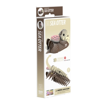 Збірна 3Д модель Eugy Зоопарк Морська видра (XEG-060) - Pampik - 4