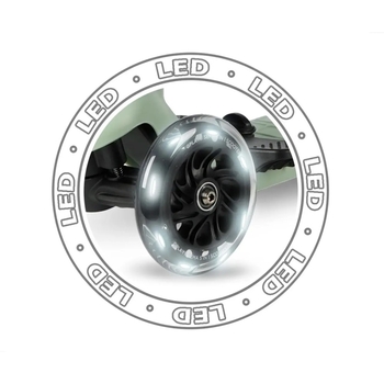 Самокат трехколесный детский 5 в 1 Sema Pro Green (ST-004SemaProGeeen) - Pampik - 10