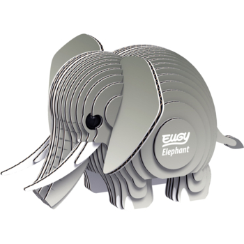 Збірна 3Д модель Eugy Зоопарк Слон (XEG-010) - Pampik