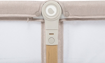 Ліжечко дитяче приставне Lionelo Malin Evo Beige Natural - Pampik - 9
