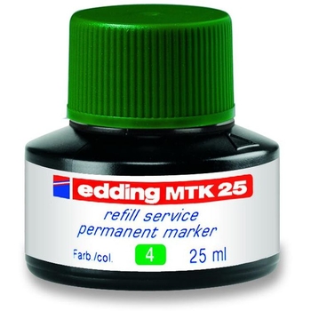 Чернила для заправки Edding Permanent e-MTK25 зеленые (e-MTK25/04) - Pampik