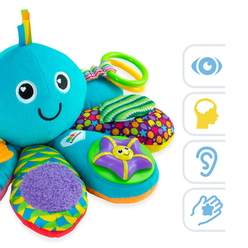 Мягкая игрушка Lamaze Осьминог с прорезывателем (L27206) - Pampik - 3