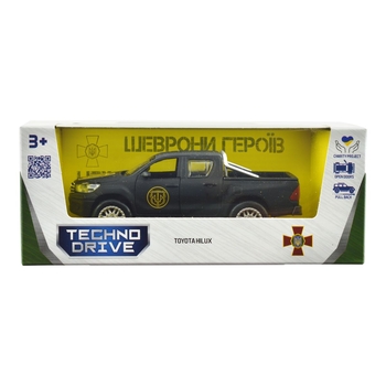 Автомодель TechnoDrive Шевроны Героев Toyota Hilux Спартан (KM6118) - Pampik - 13