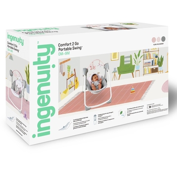 Крісло-гойдалка Ingenuity Comfort2Go Flora the Unicorn (12202) - Pampik - 10