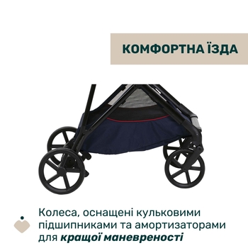 Коляска 2 в 1 Chicco Seety синя (87097.79.01) - Pampik - 15