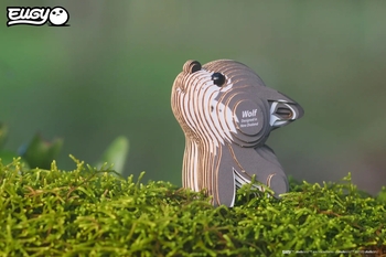 Збірна 3Д модель Eugy Зоопарк Вовк (XEG-040) - Pampik - 10