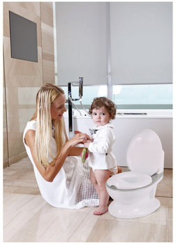 Горшок детский FreeOn Мини-туалет White (42462) - Pampik - 3