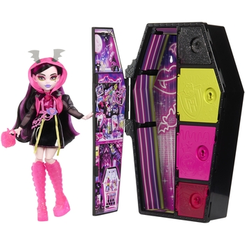 Набір-сюрприз Monster High Skulltimate Secrets Неонові та бомбезні Жахо-секрети Дракулори (HNF78) - Pampik