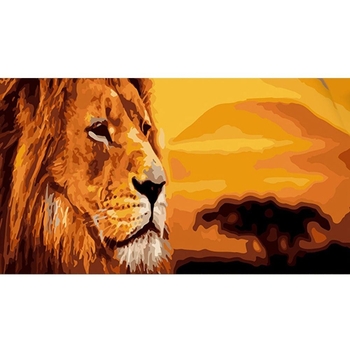 Набір для розпису по номерах Strateg Савана 50х25 см (WW186) - Pampik