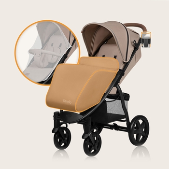 Прогулянкова коляска Lionelo Annet Plus Beige Sand - Pampik - 20