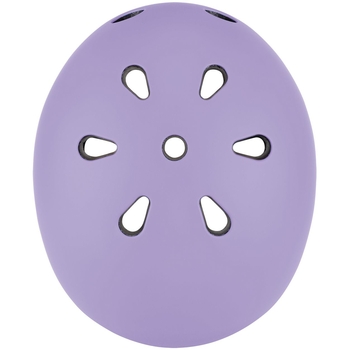 Шлем защитный детский Globber Go Up Lights с фонариком, р.XXS (45-51 см), лавандовый (506-103) - Pampik - 4