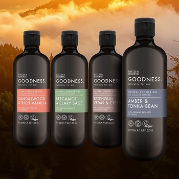 Гель для душа Baylis & Harding Goodness Amber & Tonka Bean 500 мл - Pampik - 7