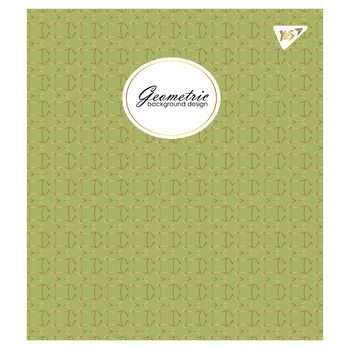 Набор тетрадей Yes Geometric Pantone Gold А5 в линейку 18 листов 10 шт. (766831) - Pampik