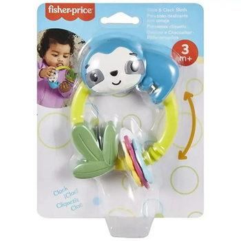 Брязкальце-прорізувач Fisher-Price Лінивець (HJW11) - Pampik - 2