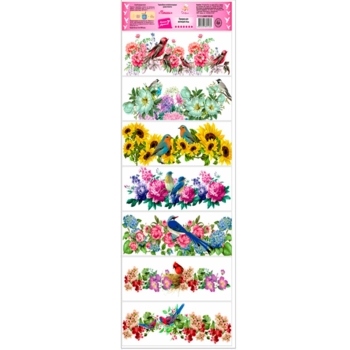 Термозбіжна рукав-етикетка Добрик Птахи, 1 шт. (903257) - Pampik