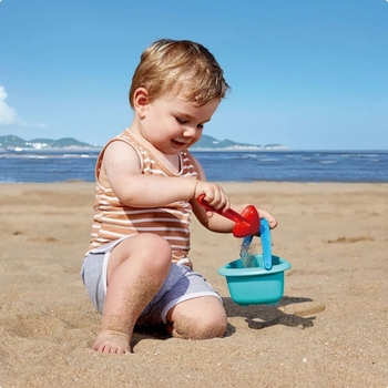 Набор для песочницы Hape Ведерко с лопаткой (E4089) - Pampik - 3