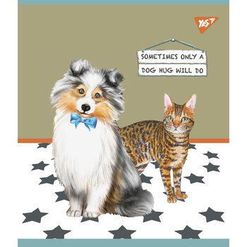 Набор тетрадей Yes Dogs А5, в клетку, 12 листов, 10 шт. (766793) - Pampik - 5