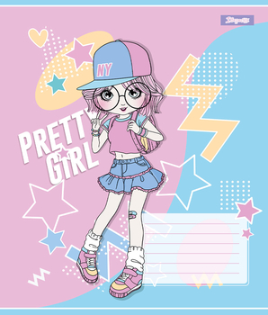 Набір зошитів 1 Вересня Pretty girl А5, в лінію, 12 аркушів, 25 шт. (767221) - Pampik - 6