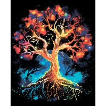Картина за номерами Strateg & Karpachoff Сюжет № 1 Дерево змін 40х50 см (AH1085) - Pampik
