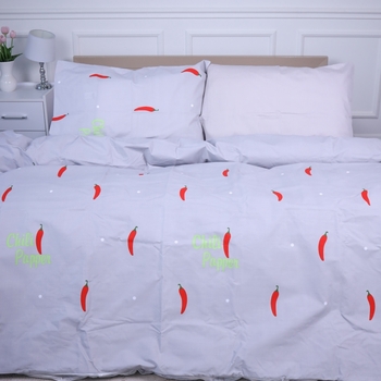 Простыня MirSon Ranforce Elite 17-4754 Benvenuto 110х160 см светло-серая (2200008937652) - Pampik - 2