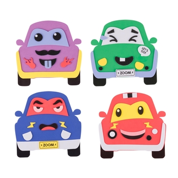 Набор для творчества 1 Вересня Машинки Аппликация из фоамирана ЭВА (954590) - Pampik - 2