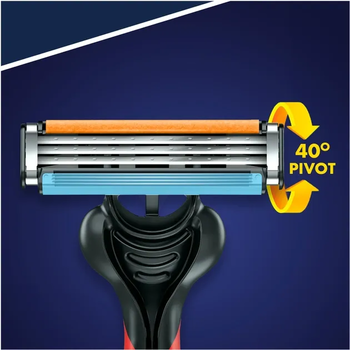 Одноразові станки для гоління Gillette Blue3 Plus Nitro, 12 шт. - Pampik - 3