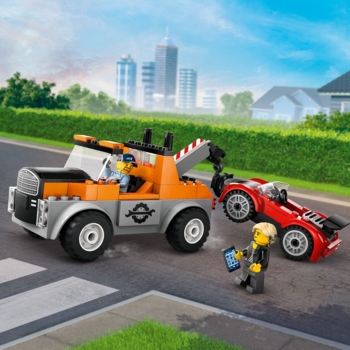 Конструктор LEGO City Евакуатор і ремонт спортивних авто, 101 деталь (60435) - Pampik - 8