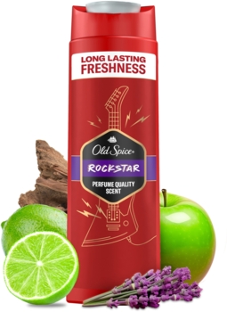 Гель для душу та шампунь Old Spice 3 в 1 Rockstar, 400 мл - Pampik - 2