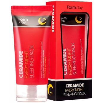 Ночная маска для лица FarmStay Ceramide Every Night Sleeping Pack с керамидами 120 мл - Pampik