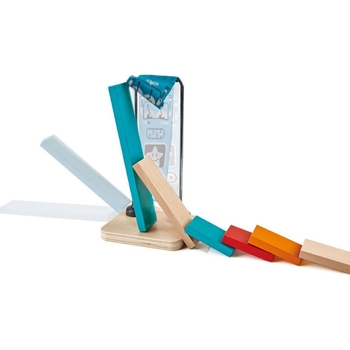 Динамічний конструктор Hape Ефект доміно Могутній молот 59 елементів (E1056) - Pampik - 3