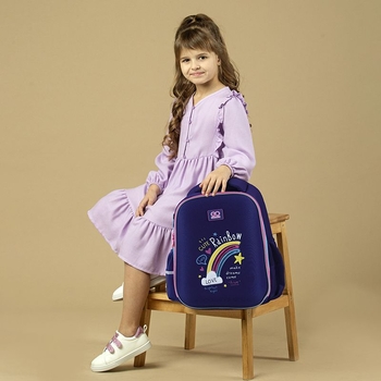 Рюкзак GoPack Education напівкаркасний GO24-165M-1 Cute Rainbow - Pampik - 14