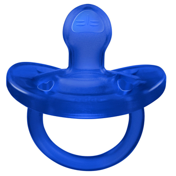 Пустышка Chicco PhysioForma Soft силикон, 16-36 мес., 1 шт., синяя (73091.96) - Pampik - 2