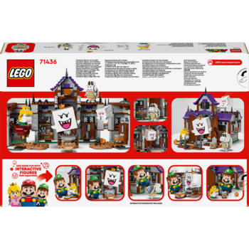 Конструктор LEGO Super Mario Садиба з привидами Бу-короля, 932 деталі (71436) - Pampik - 2