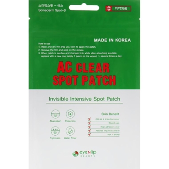 Патчи против прыщей Eyenlip Ac Clear Spot Patch для проблемной кожи 24 шт. - Pampik