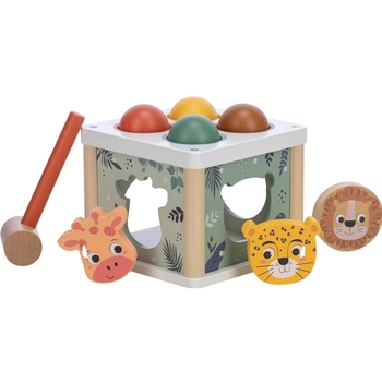 Сортер для м'ячів дерев'яний FreeON Будиночок (80616) - Pampik