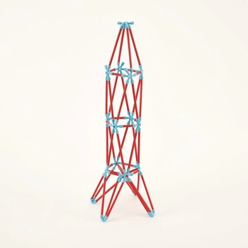 Конструктор Hape Flexistix Креативні фігури бамбуковий 133 деталі (E5565) - Pampik - 2