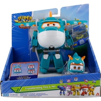 Игровой набор Super Wings Transforming Тино и любимец (EU770447) - Pampik - 2