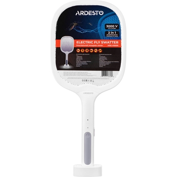 Електричний знищувач комах Ardesto 3000В білий (767637166089) - Pampik - 12