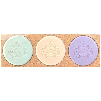 Набор мыла Essencias de Portugal Красные фрукты + Фиалка + Лаванда 50 г х 3 шт. в пробковой коробке - Pampik