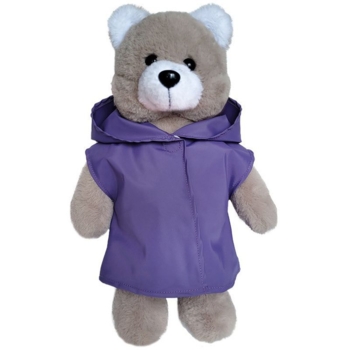 Іграшка м'яка Масік Ведмедик пухнастий у фіолетовому плащі, 35 см (МС 080501-04) - Pampik