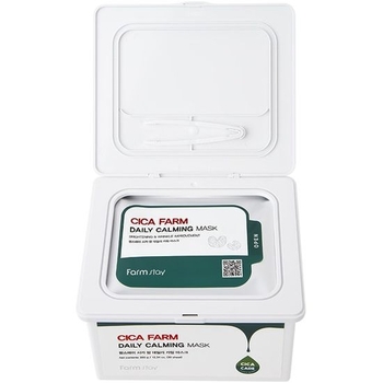 Набор масок для лица FarmStay Cica Farm Daily Calming Mask З0 шт. - Pampik - 2