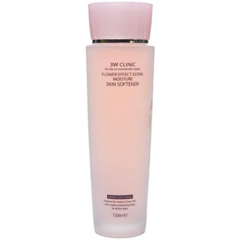 Тонер для обличчя 3W Clinic Flower Effect Extra Moisture Skin Softener зволожуючий 150 мл - Pampik